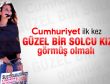 İP'li kız Cumhuriyet'te tam sayfa