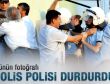 Çevik kuvvete sivil polisten cop müdahalesi
