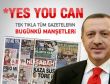 15 Eylül 2011 günün gazete manşetleri