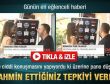 Üzerine reklam panosu düşünce espriyi patlattı - İzle