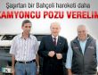 Bahçeli'den kamyoncu pozu