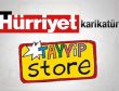 Hürriyet karikatüristi çizdi: Tayyip store