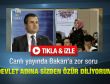 Canlı yayında Bakan'ı terleten soru – İzle
