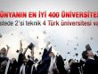 Dünyanın en iyileri arasında 4 Türk üniversitesi