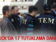 KCK operasyonunda 17 tutuklama