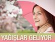 Pazar günü yağmur geliyor