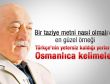 Fethullah Gülen'den Başbakan'a taziye mesajı