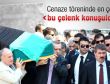Tenzile Erdoğan'ın cenazesinde ilginç çelenk
