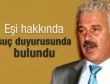 Ali Tezel'den eşi hakkında suç duyurusu