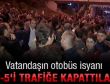 Sultanbeyli halkı yolu trafiğe kapattı
