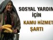 Yan gelip yatana sosyal yardım yok
