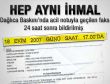 Dağlıca'dan çekilen acil notu 24 saat sonra bildirilmiş