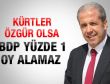Şamil Tayyar: Kürtler özgür olsa BDP yüzde 1 bile alamaz