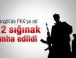 Bingöl'de PKK'ya ait 12 sığınak imha edildi