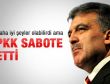 Gül: Yeni anayasa yapılamazsa büyük hayal kırıklığı olur
