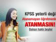 Bakan sinyali vermişti KPSS'de büyük değişiklik