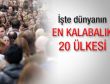 Dünyanın en kalabalık 20 ülkesi