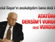Cindoruk: Atatürk vurun dedi
