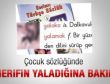 Çocuk sözlüğünde yüz kızartan fotoğraf