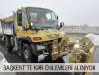 BAŞKENT’TE KAR ÖNLEMLERİ ALINIYOR
