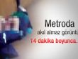 Metroda akıl almaz görüntüler - Foto
