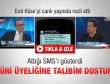 Acun Erol Köse'nin attığı SMS'i gösterdi - İzle