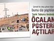 Tabur önünde Öcalan posteri