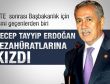 Arınç 'Recep Tayyip Erdoğan' tezahüratına kızdı