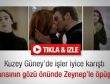 Kuzey Simay'ın gözü önünde Zeynep'le öpüştü - İzle
