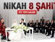Bir nikah 8 Bakan şahit