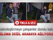 Oğluna değil arabaya ağladı