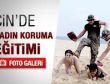 Kadın güvenlik görevlilerinin zorlu eğitim
