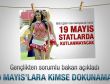 19 Mayıs yasağına Bakan'dan savunma