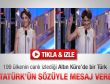 Altın Küre'de Atatürk'ün sözlerini hatırlattı - İzle