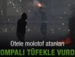Molotof atanları pompalı tüfekle vurdu