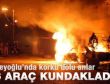 Beyoğlu'nda 6 araç kundaklandı