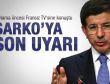 Davutoğlu'ndan Fransa'ya bir uyarı daha