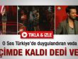 O Ses Türkiye Cansu'dan duygusal veda – izle