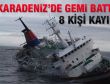 Zonguldak'ta gemi battı
