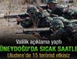 Şırnak Valiliği: 15 terörist etkisiz