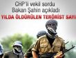 9 yılda öldürülen terörist sayısı