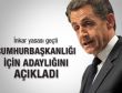 Sarkozy adaylığını resmen açıkladı