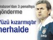 Trabzon'dan Fener'in penaltılarına taş