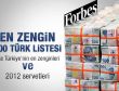 Forbes Türkiye'nin en zenginini açıkladı