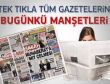 1 Mart 2012 günün gazete manşetleri