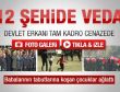 Afganistan şehitlerine son görev