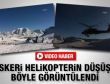 Askeri helikopterin düşme anı kameralarda - İzle