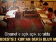 Kur'an dersinde abdest tartışması