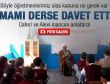 Caferi imam öğrencilere ders verdi