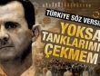Beşar Esad'ın Türkiye şartı